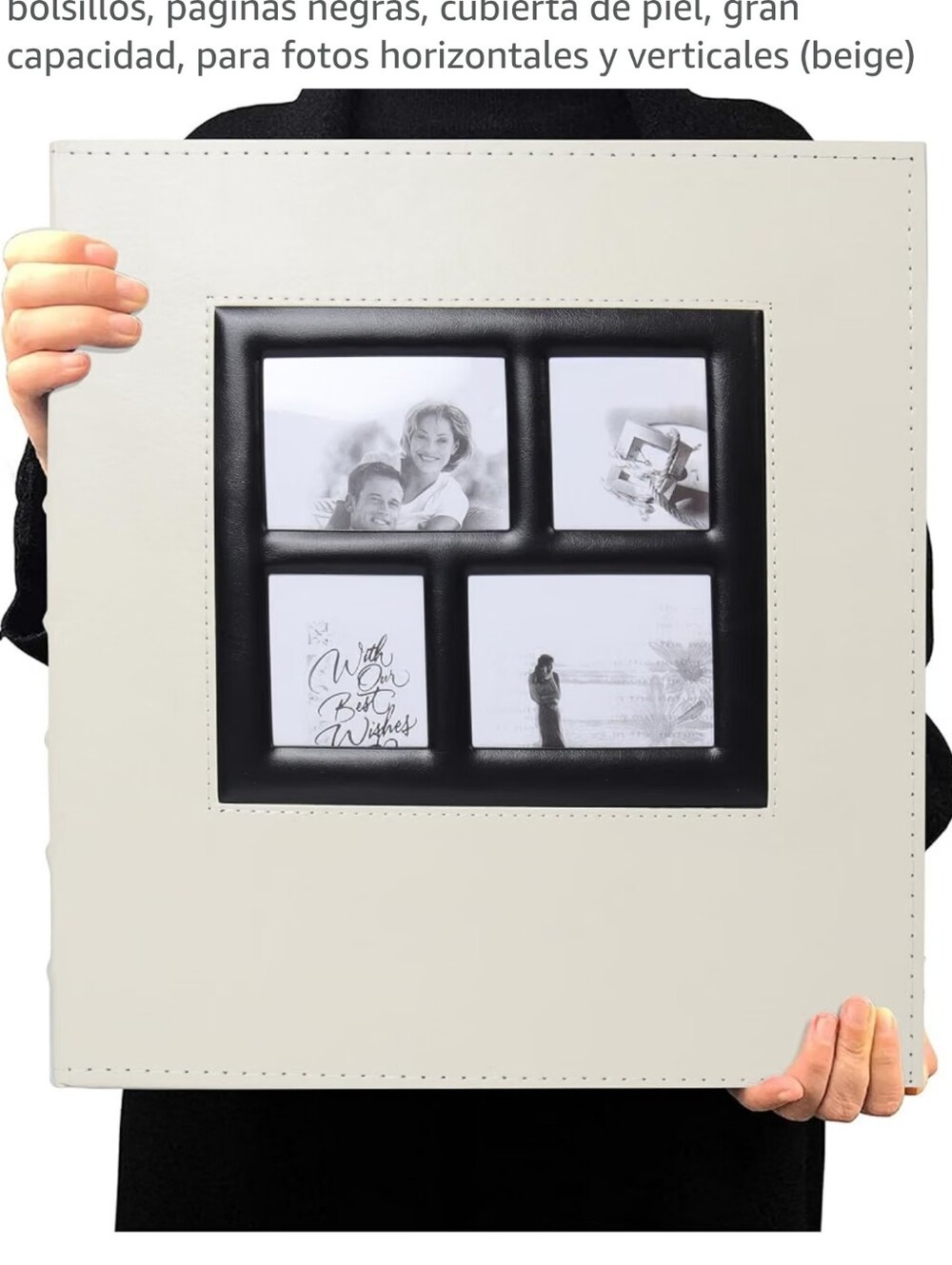 Beige Multi-Frame Photo Album Cover